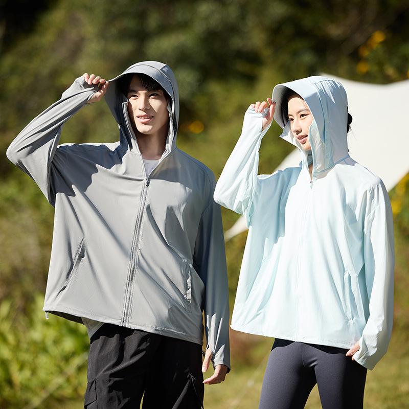 Sunscreen Clothing Women's UV Protection Outdoor Loose Sunscreen Top Jacket Sunscreen Clothing Men's Ice Silk Sunscreen Clothing