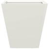 White Plant Pot 30x30x30 Cm Steel