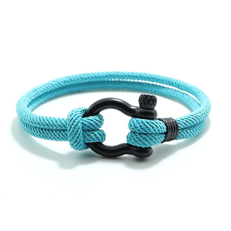 New Men Bracelet 4mm Lucky Rope Braclet Homme Boyfriend Present Outdoor Survival Brazalete Pulseira Masculina Cord Chain Pulsera