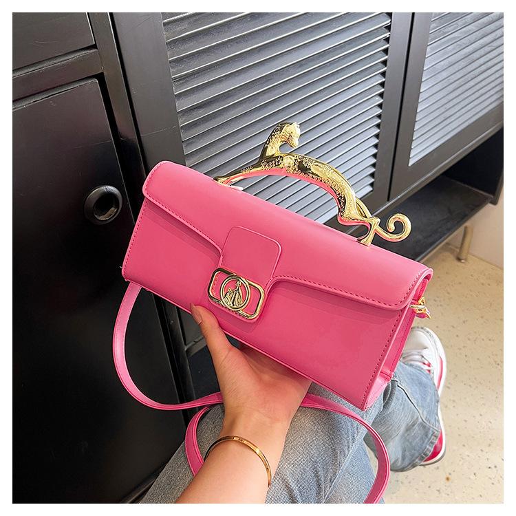 Všestranná špičková malá čtvercová taška pro nošení přes jedno rameno nebo crossbody