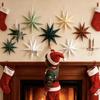 Nine-Pointed Star Ornament for Celebrations: Christmas, New Year, Birthday, Wedding and Mall Decoration – Origami Paper Hanging Prop.