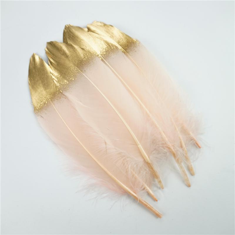 10Pcs Golden Goose Feather 15-20cm Silver Swan Plumes Dream Catcher Accessories DIY Jewelry Creation Feather Holiday Decorations