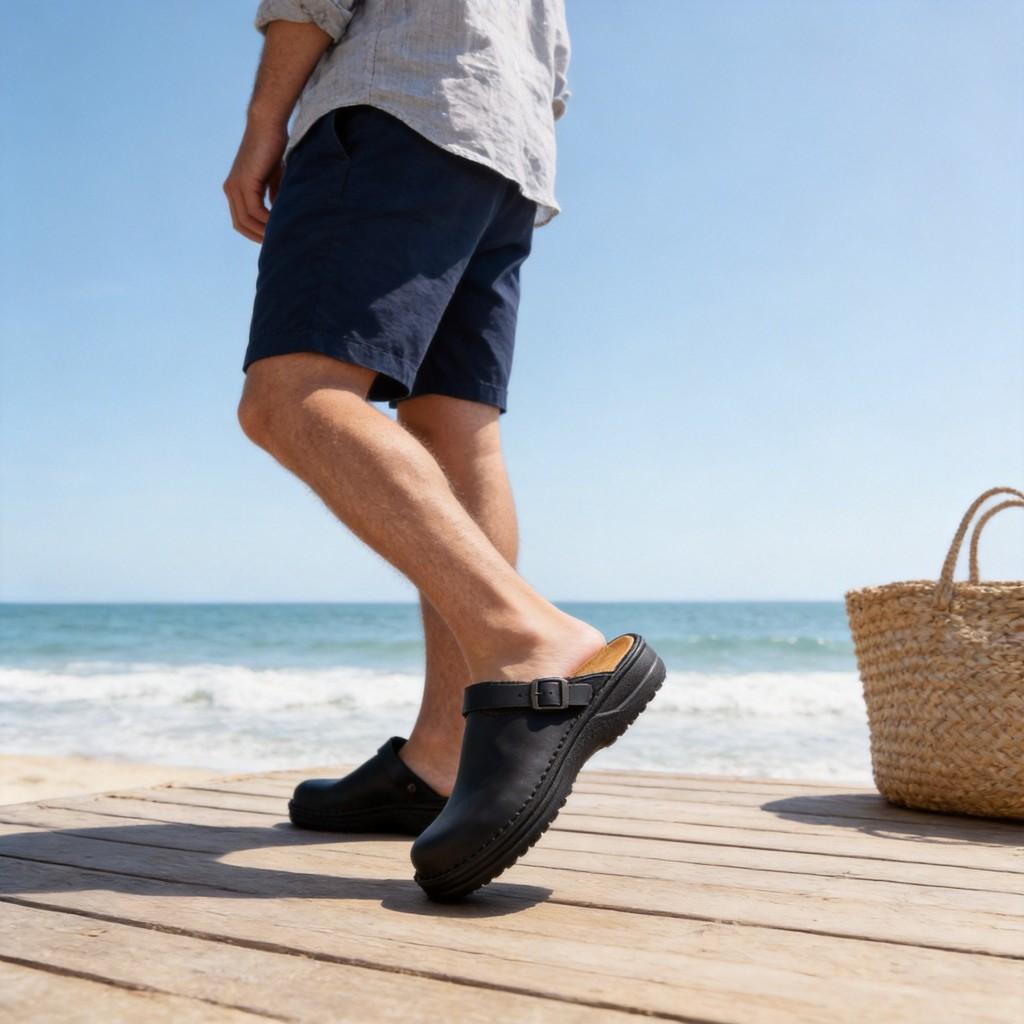 Men Casual Slip On Shoes With Rubber Sole For Spring Outdoors