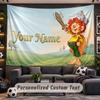 Pumuckl Personalized Tapestry Support Custom Name, Wall Art Home Decoration