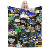 Super Warm Blankets Decorative Homestucked Manga Throw Blanket  Flannel Bedspread For Outdoor Street Trend Sofa Bed Cover