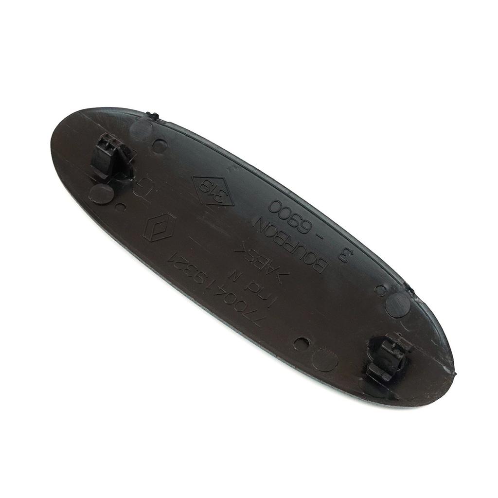 BSP1000 Černý chrom 16V odznak s monogramem, emblém 7700422227 pro Renault Clio Kangoo 119 mm x 39 mm Vyrobeno v Turecku