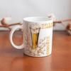 1pc 11oz Double-Sided Printed Beer Lover Mug, Funny Ceramic Cup for Daily Coffee or Tea, Ideal Gift for Friends and Party Moments