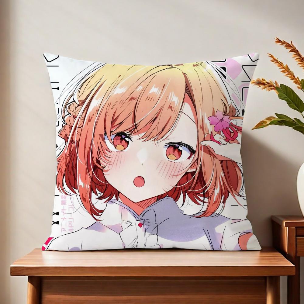 Cute Mme anime Llove Song cushion cover For Pillow Printing Sofa Decoration Home Car Room Coffee Shop Office Nordic Simplicity