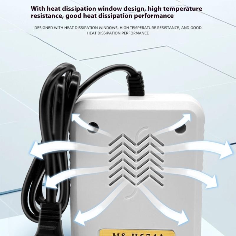 Intelligent Battery Charger Base for 1-4pcs Rechargeable 2A 3A Batteries 4-Channel Fast Charging Dock Stand White