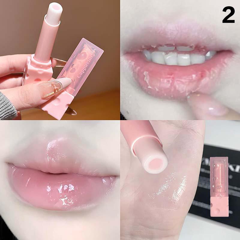 

Cappuvini 1/2Pcs Fruit Lip Oil Set Jelly Mirror Water Lip Gloss Nourishing Moisturising Anti-Dry Lips Plumping Makeup Lip Care 2