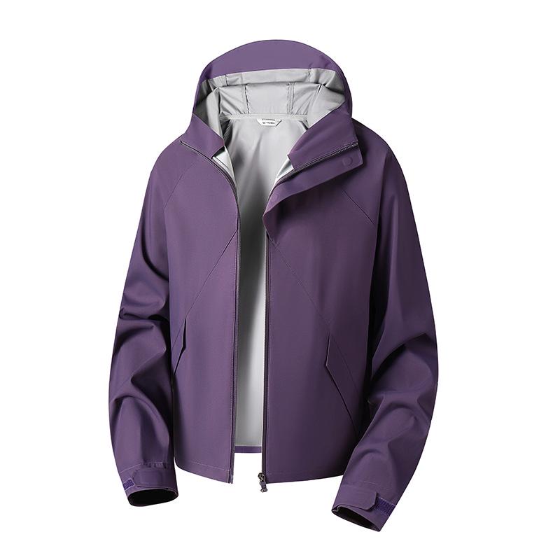 Men's Waterproof Hooded Outerwear for Spring & Autumn: Single-Layer Mountaineering Jacket