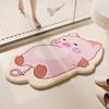 Cute Entrance Door Mat Bathroom Anti Slip Carpet Dirt Resistant and Wear-resistant Foot Pad