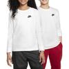 Nike Sportswear Soft And Breathable Long Sleeve T-Shirt Kids Tops White FZ4946-100