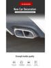 Stainless Steel Black Exhaust Pipe Cover for 2018-2021 BMW 5 Series