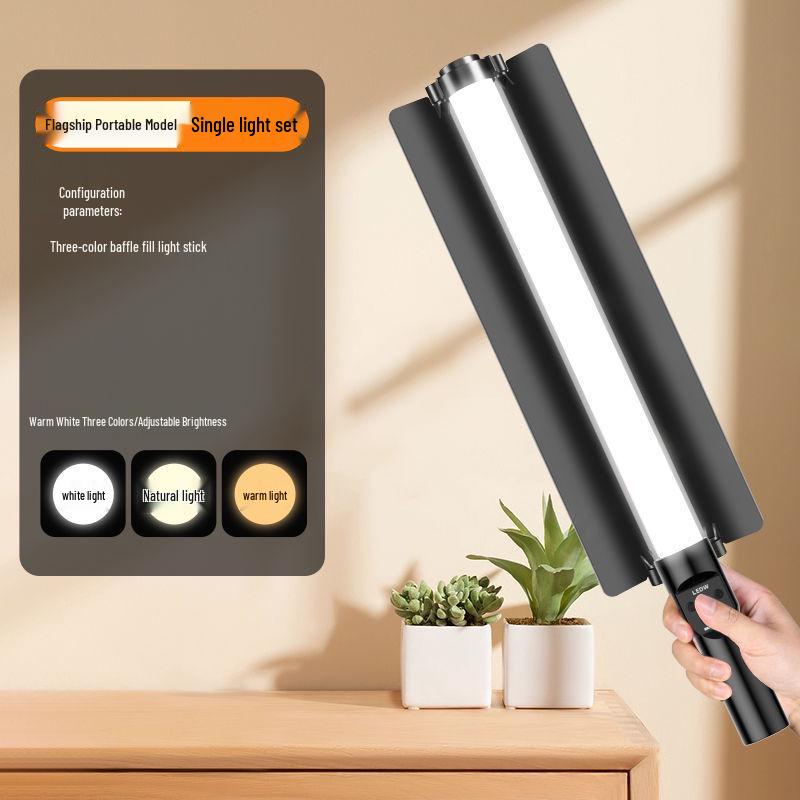 Portable RGB LED Handheld Fill Light Bar for Professional Photography and Nighttime Outdoor Scenes