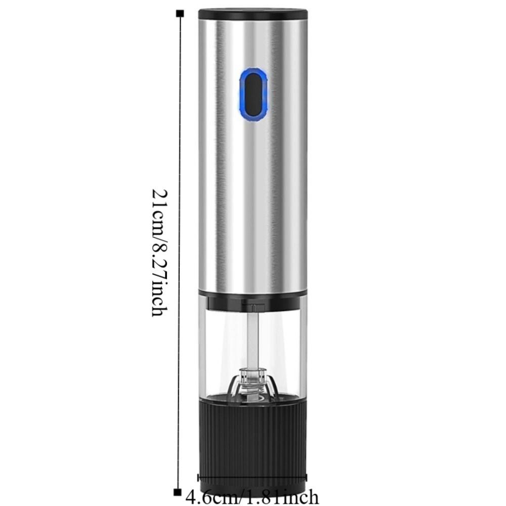 Adjustable Coarseness Electric Salt Grinder Large Capacity Spice Mill Kitchen Tool