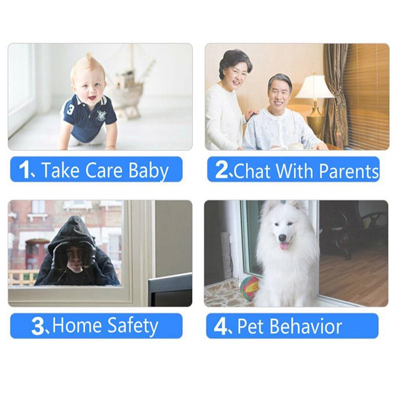 1080P Wireless Network Camera Low Power WIFI Dual Antenna Night Vision IP Cam