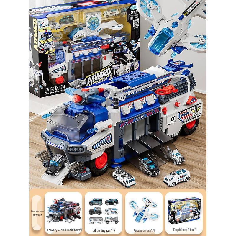 HANDUNYOU Kids Multifunctional Racing Rescue Vehicle