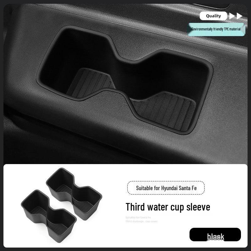 

Water Cup Holder for Hyundai Santa Fe 24-25 Model 5th Gen Third Row Rear Seat Beverage TPE