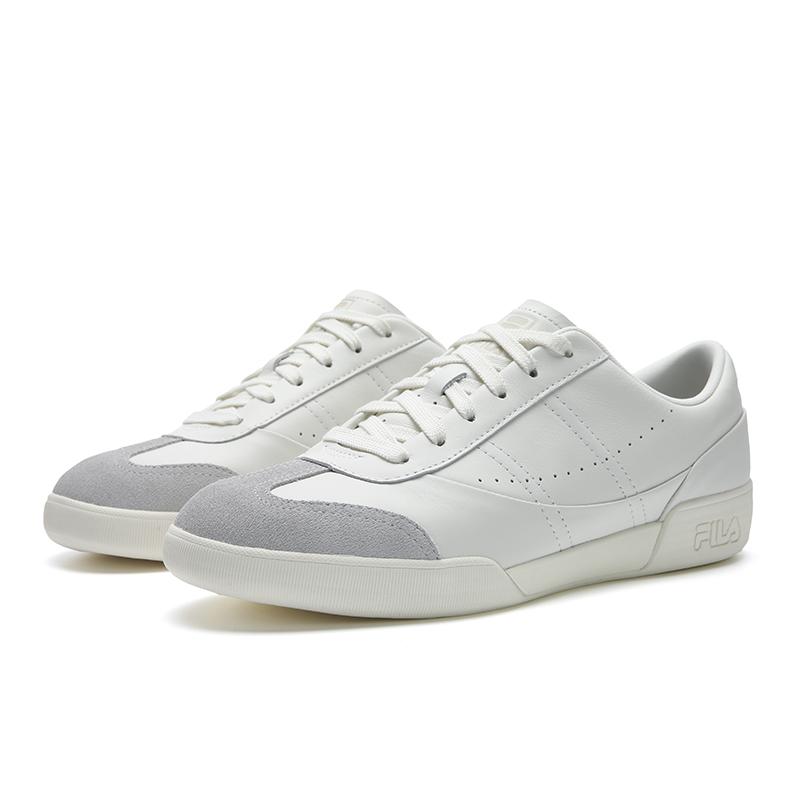 FILA Lightweight Coverage Low top Skateboard Shoes Men's White Gray F12M612217FSL