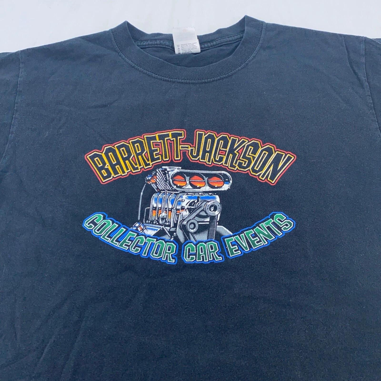 

vintage BARRET JACKSON ENGINE COLLECTOR CAR EVENTS MUSCLE CARS T-Shirt M S