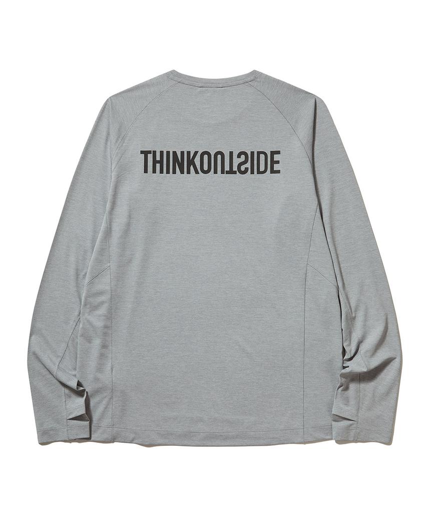 SIERRA DESIGNS Think Outside Quick-Dry Long Sleeve T-Shirt Stone Gray