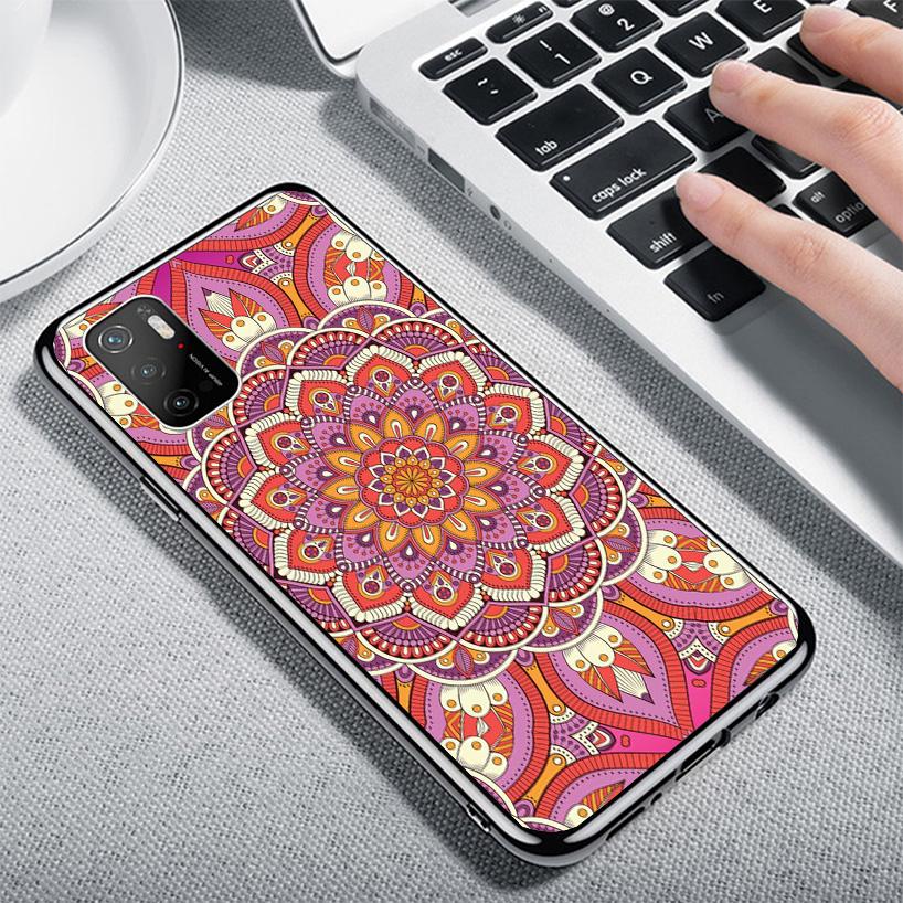 Totem Mandala Colorful Flower Phone Case For Xiaomi Poco X7 X6 X5 Pro F7 Ultra Redmi 15C 15 13C 13 12C 12 10 10A 10C 9 9A 9C 9T