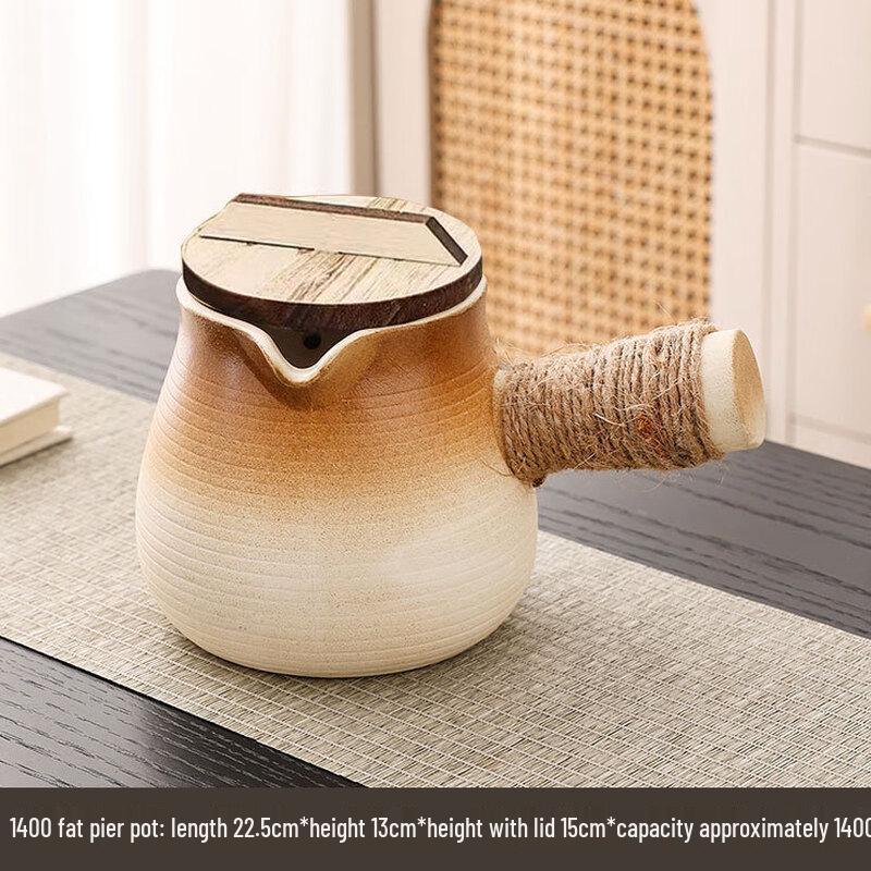 Penguin Tuan Tuan Ceramic Milk Tea Roasting Pot & Tea Set