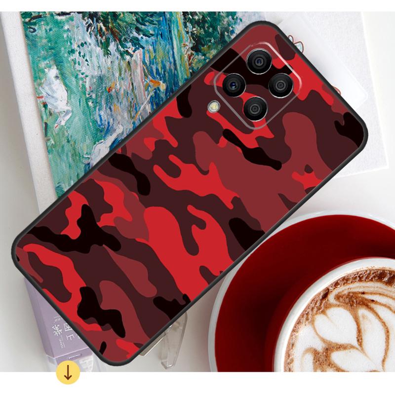 Camouflage Camo Case For Samsung Galaxy M20 M31 M16 M36 M56 M33 M53 M13 M12 M32 M52 M15 M55 M14 M35 M34 M54