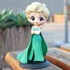 Disney Q Posket Jasmine Princess Snow White Belle Ariel Cinderella Anna Elsa Mulan Tinkerbell Cake Topper Children Gift
