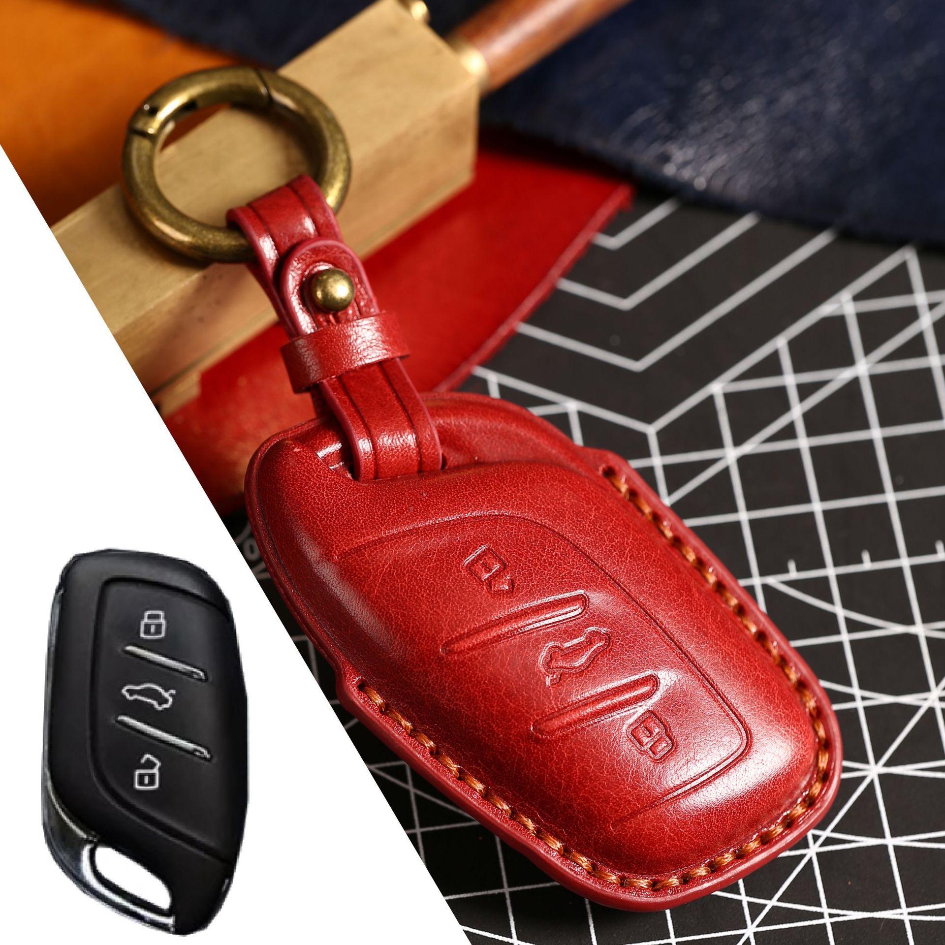 

Applicable to 2021 Roewe i5 key set 19 RX5MAX bag RX3 MG hs MG 5i6max leather красный