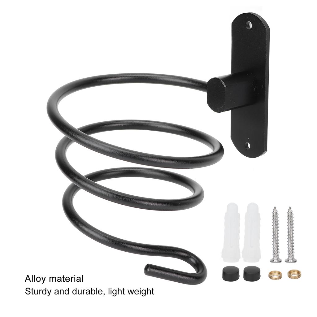 Legierung Haartrocknerhalter Haartrocknerständer Organizer für Badezimmer Friseursalon Hotel