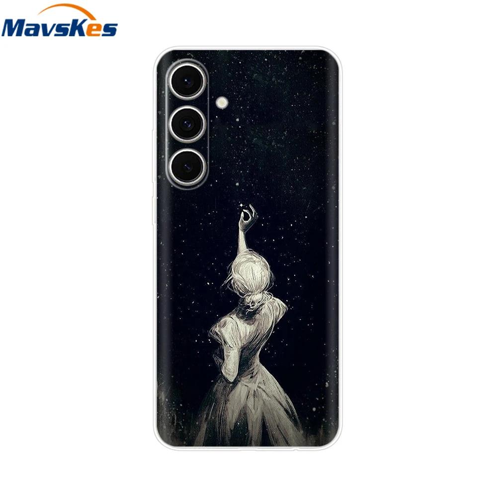 Soft Clear TPU Case For Samsung S24 FE Case Silicon Bumper Shockproof Back Cover For Samsung Galaxy S24 FE Ultra Plus S24FE S24+