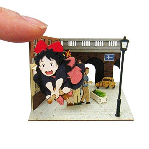 Sankei Studio Ghibli Mini Kiki's Delivery Service Kiki Arriving in Koriko Non-Scale Paper Craft MP07-82