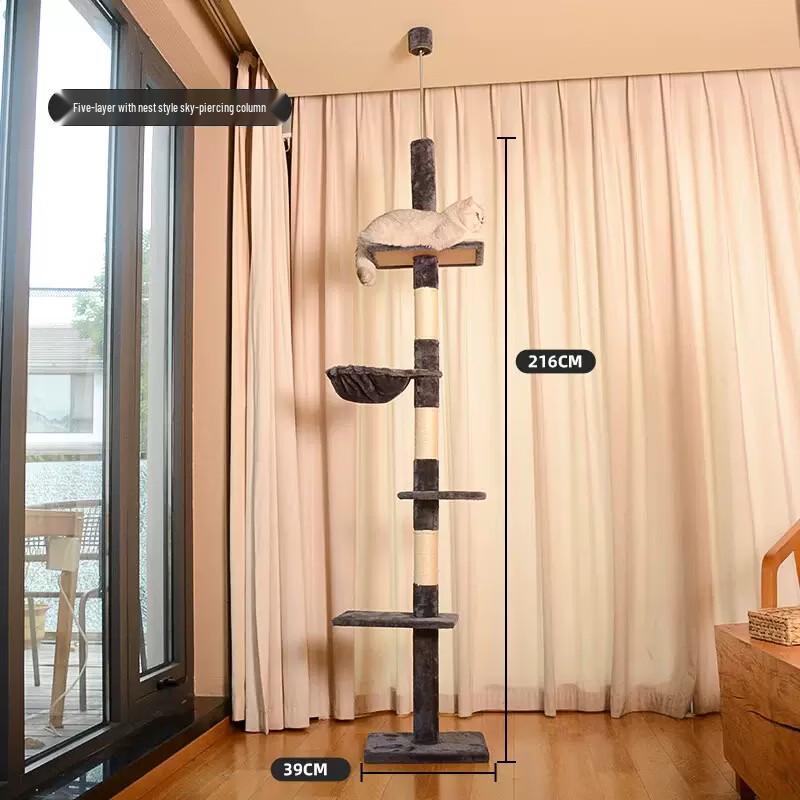 Dienmern Floor-to-Ceiling Cat Tree