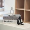 Nordic Light Luxury Style Abstract Figure Home Decoration Ornaments Sitting Posture Statue Crafts Desktop Decor Artworks