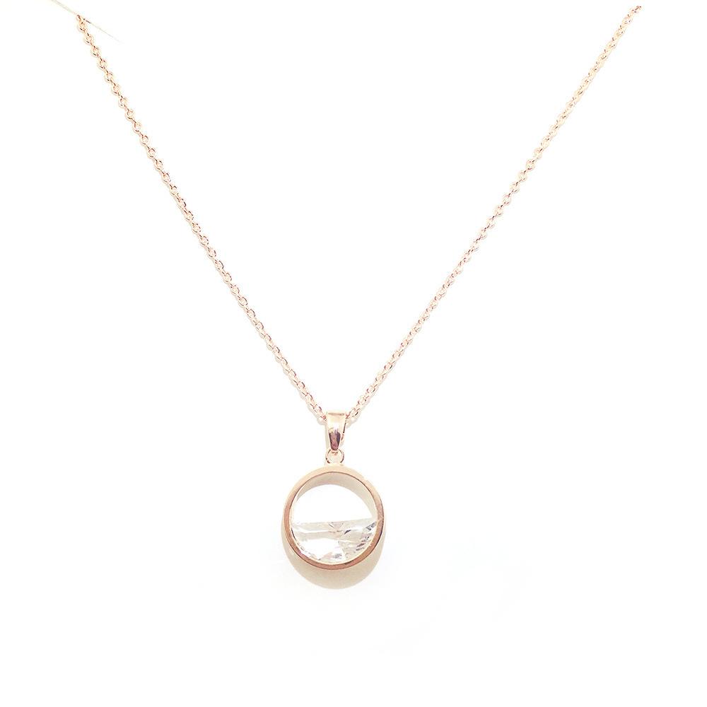Necklaces Women's Holiday Gift Round Ring Temperament Popular Necklace for Women Charms Fashion Vintage Pendant Jewelry