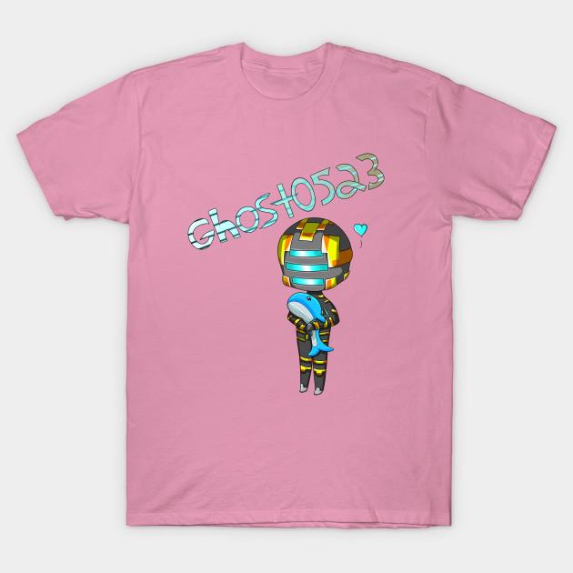 T-Shirt Damen Ghost0523 Wal-Shirt Harajuku Print Kawaii T-Shirt Sommer Kurzarm Damen T-Shirt Top Tee