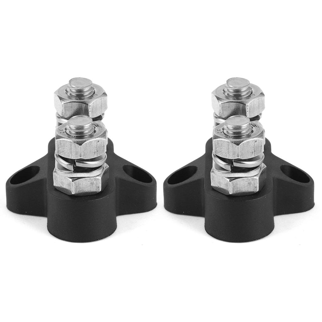 2pcs 5 16in M8 Terminal Stud Wiring Junction Block Accessory for 12 48V Trucks RVs Boats