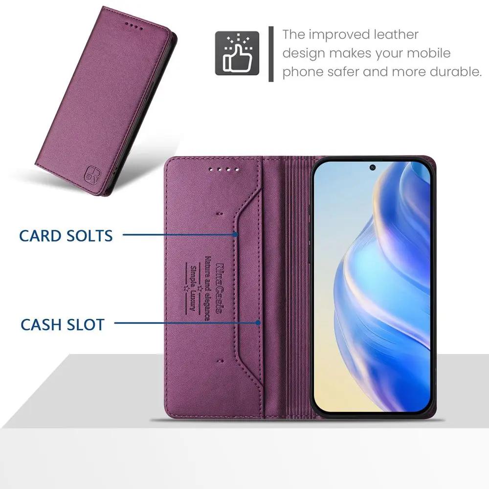 Wallet With Card Slot Kickstand Magnetic Flip Leather Case For XiaoMi 15 Ultra 14 Pro 14T 13 Lite 13T 12 12T 12S 5G