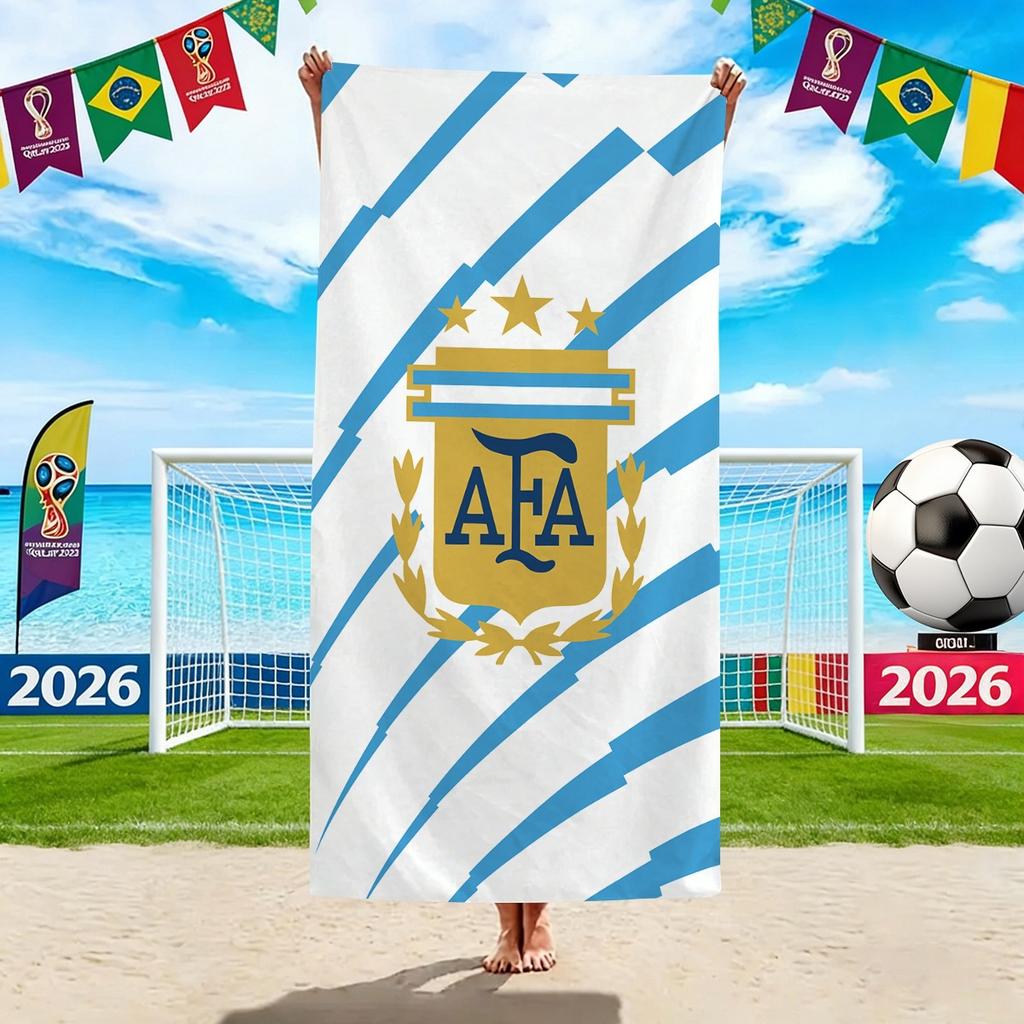 World Cup Beach Towels, Us-Canada-Mexico Football Team Microfiber Quick-Drying Absorbent Bath Towels, Sports Towels