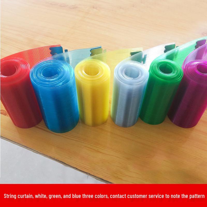 

Прозрачная ПВХ дверная штора: Мягкая, Пыленепроницаемая, Отпугивающая комаров, Ветрозащитная, Теплоизолированная Перегородка для Супермаркетов. 1.0m Height Single