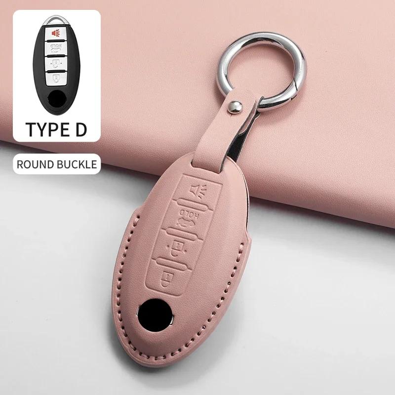 Autoschlüsselhülle Abdeckung Schale Fob für Nissan J11 J10 Versa Maxima Altima Rogue Sentra Murano Trail für Infiniti FX35 QX60 Autoschlüsselanhänger