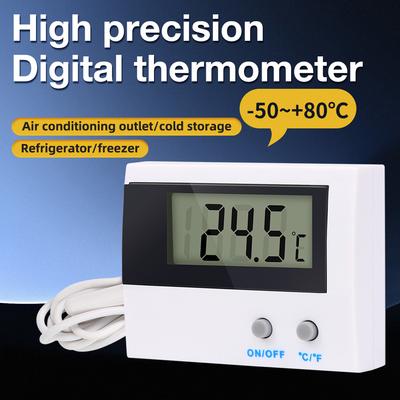 ST-1A Digital Thermometer Electronic Temperature Meter Waterproof Probe -50~80℃ Thermometer for Fish Tank Aquarium Refrigerator