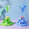 Interactive Cat Toy 3 Level Tower Turntable Ball Track Toy with 3pcs Ball