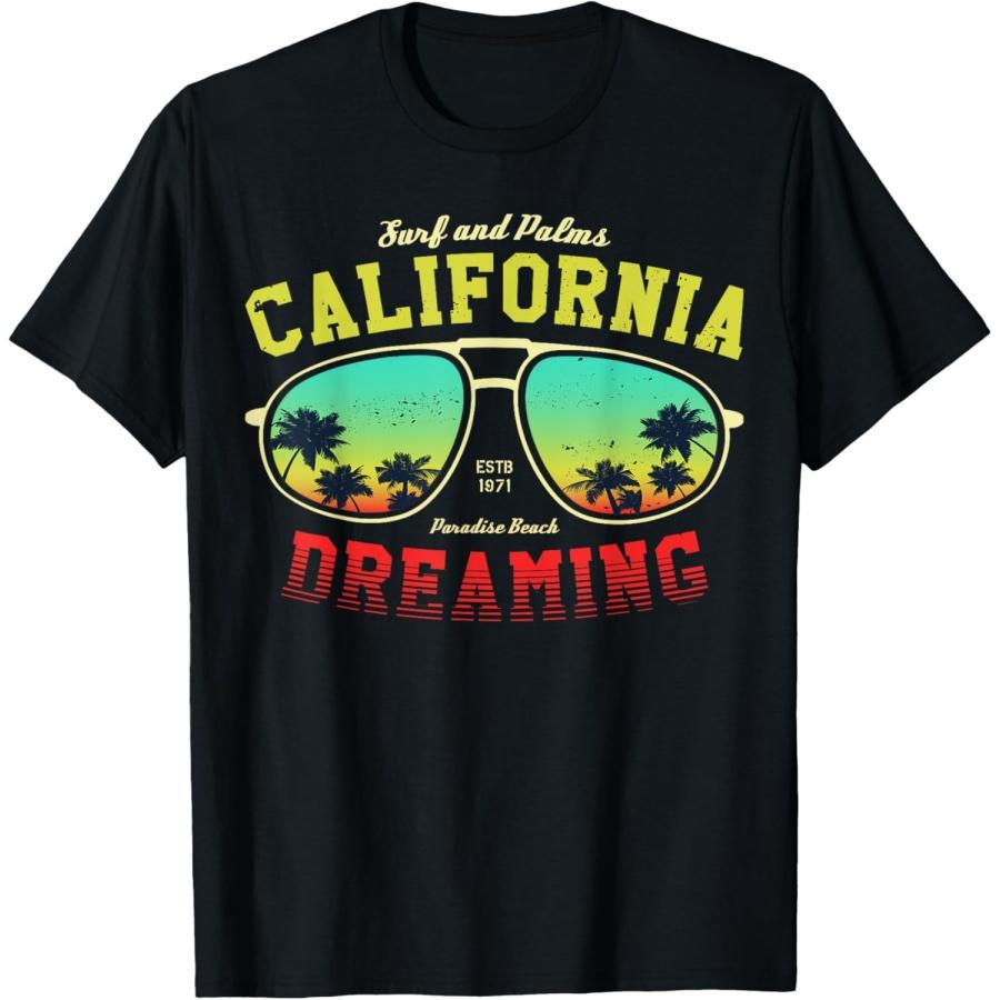 Los Angeles California Graphic Design Tee shirt, Los Angeles T-Shirt S
