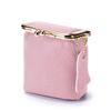 Mini Portafoglio da Donna in Vera Pelle con Chiusura a Bacio - Pochette Versatile per Monete e Rossetto
