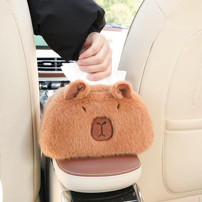 Porta Fazzoletti da Auto Supporto Custodia Contenitore Divertente Portatile Organizzatore Interno Scatola per