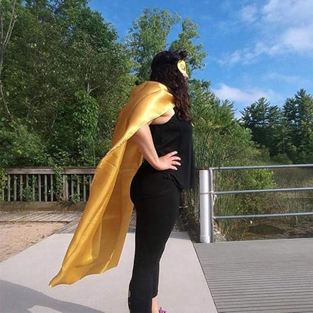 2 ks/Sada Dlouhá pláštěnka pro dospělé Superhrdinská pláštěnka s maskou na oči Halloweenská pláštěnka Sada kostýmů Halloweenský kostým