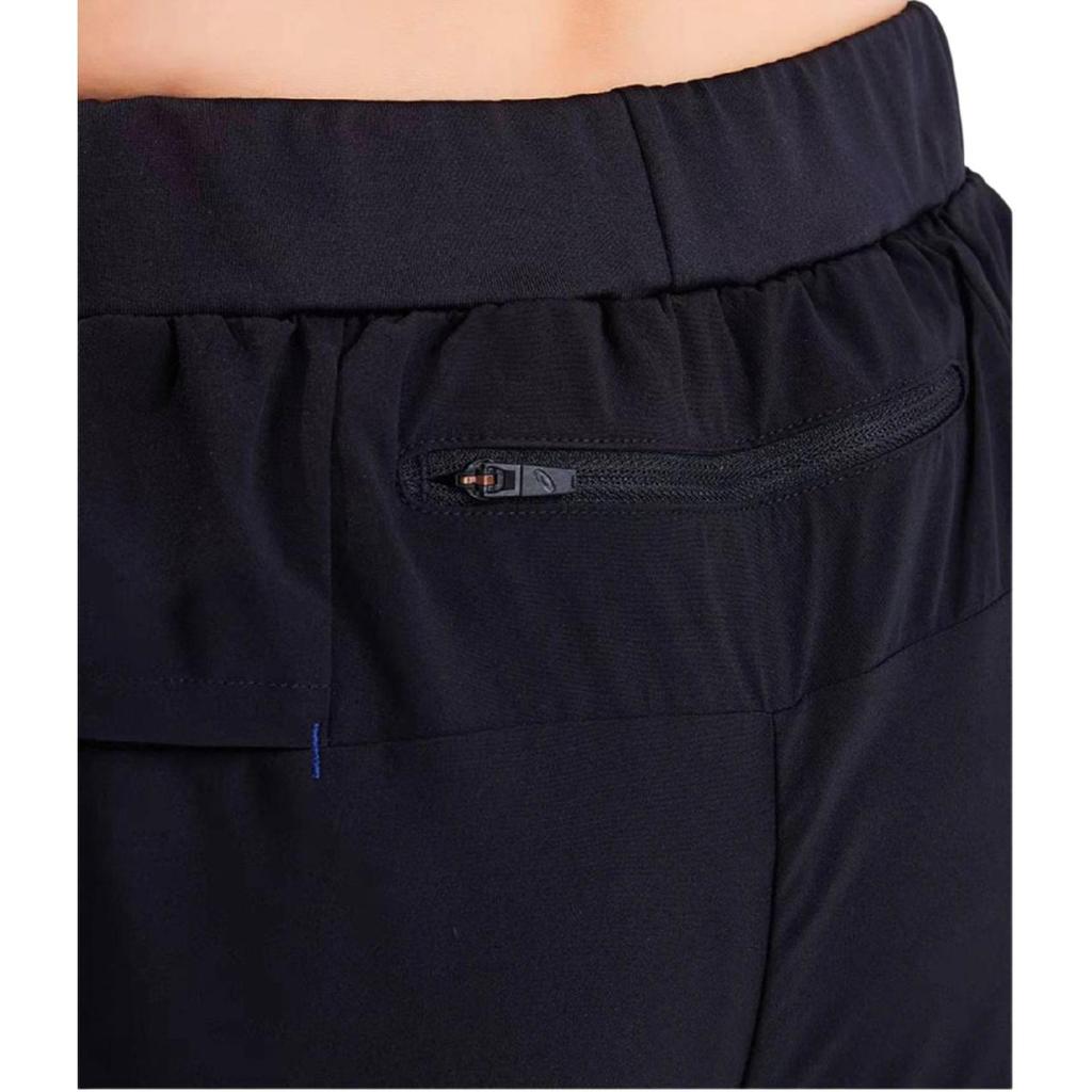 Asics Outdoor Casual Reflective Night Running Quick-Dry Elastic Sports Shorts Women Shorts Black 2012C954-001